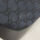 【6ic4357】グッチ ショルダーバッグ GGキャンバス/ジャッキー 001 3306 キャンバス ブラック シルバー金具【中古】レディース