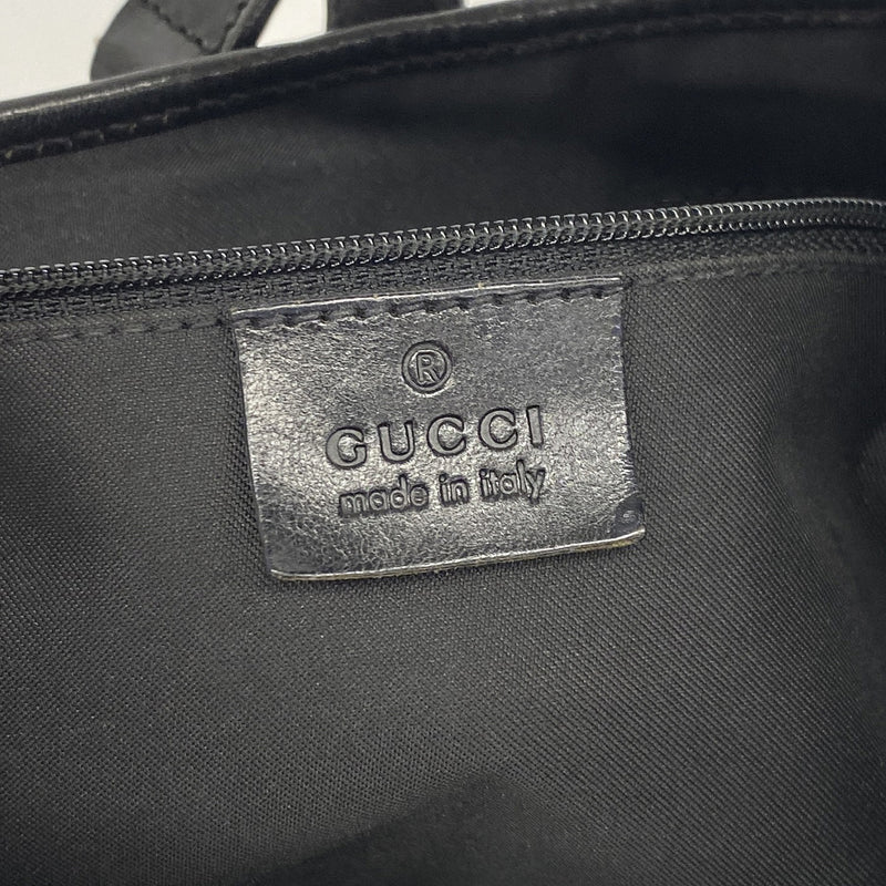 【6ic4357】グッチ ショルダーバッグ GGキャンバス/ジャッキー 001 3306 キャンバス ブラック シルバー金具【中古】レディース