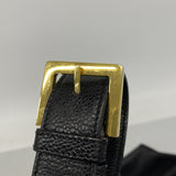 【6ic4358】シャネル ショルダーバッグ キャビアスキン ブラック ゴールド金具【中古】レディース