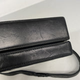 【6ic4359】シャネル ショルダーバッグ Vステッチ ラムスキン ブラック ゴールド金具【中古】レディース