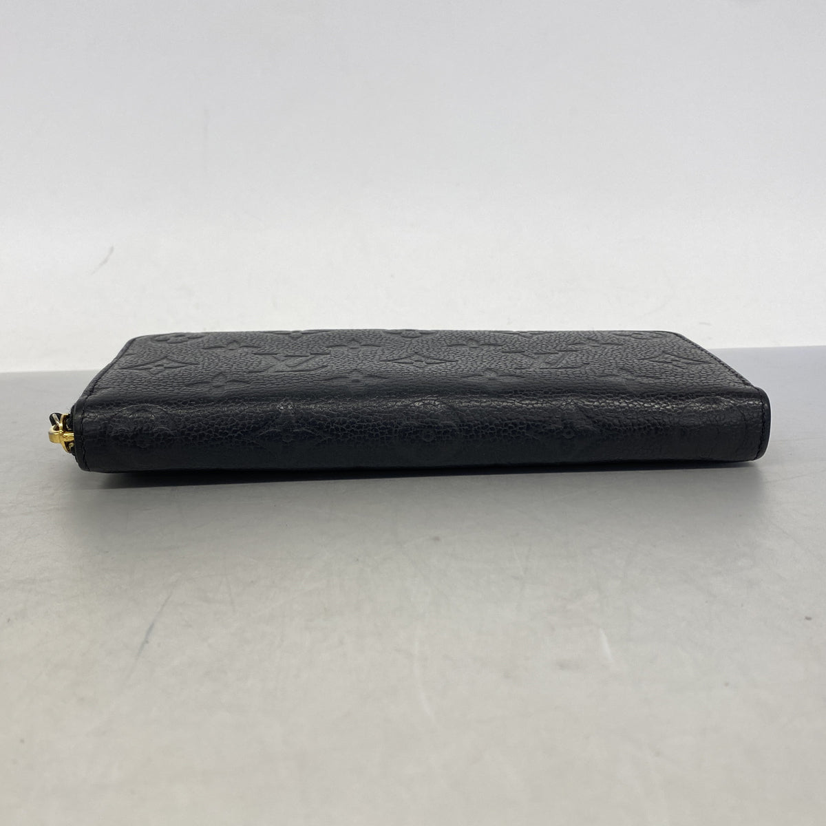 【6ic4367】ルイヴィトン 長財布 モノグラム・アンプラント ポルトフォイユクレマンス M60171 ノワール【中古】レディース