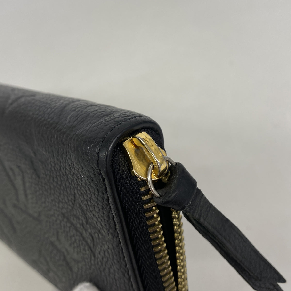 【6ic4367】ルイヴィトン 長財布 モノグラム・アンプラント ポルトフォイユクレマンス M60171 ノワール【中古】レディース