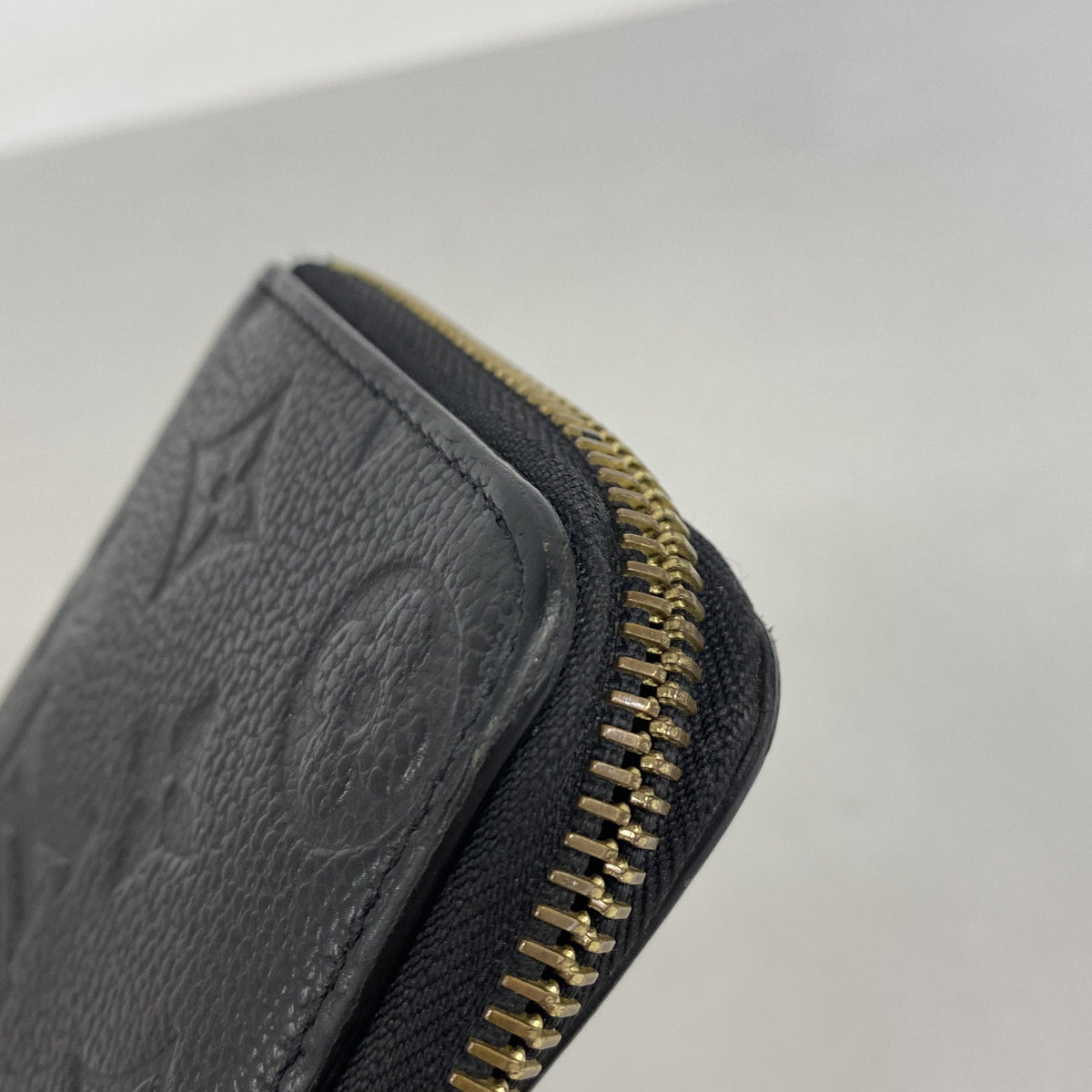 【6ic4367】ルイヴィトン 長財布 モノグラム・アンプラント ポルトフォイユクレマンス M60171 ノワール【中古】レディース