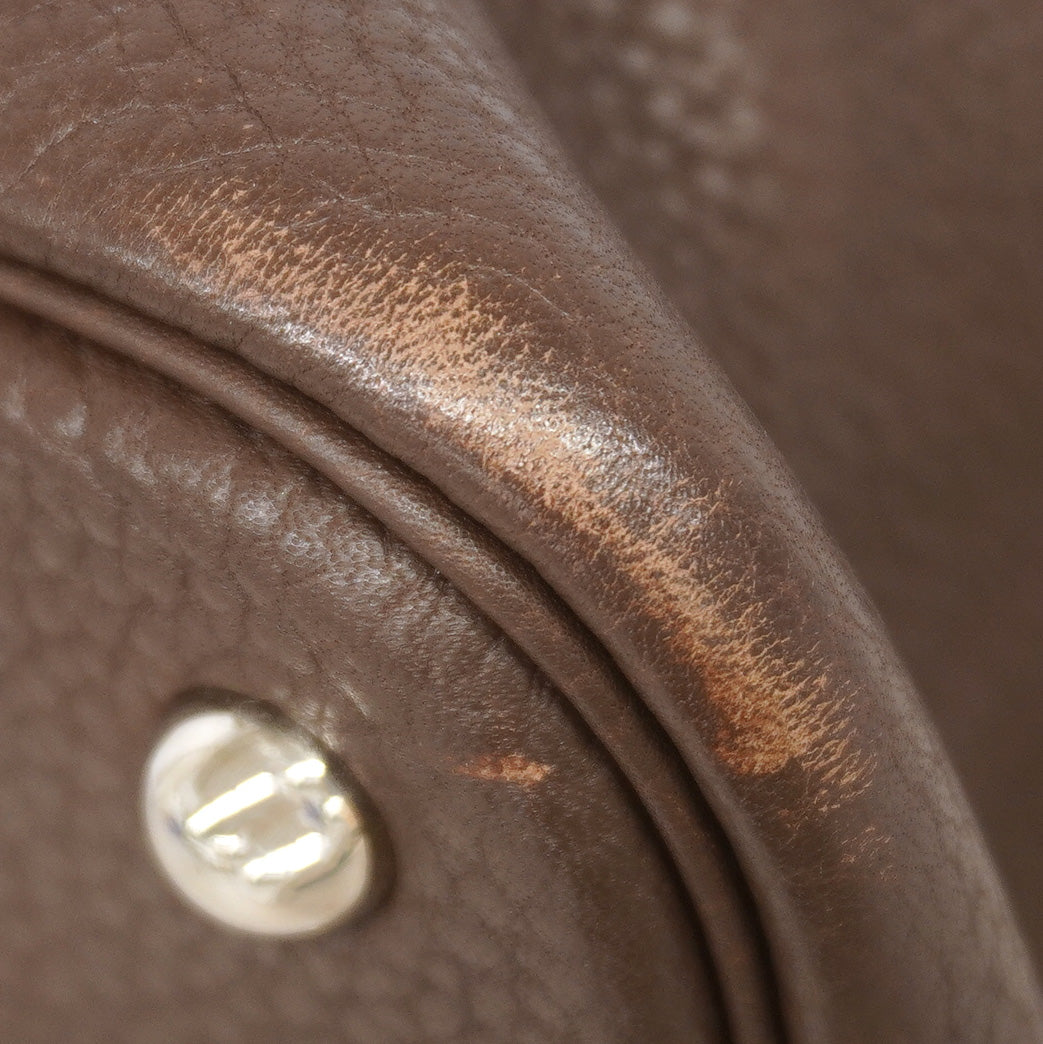 【6ic4375】エルメス ハンドバッグ ボリード31 トリヨンクレマンス カカオ シルバー金具 □M刻印 2wayバッグ【中古】レディース