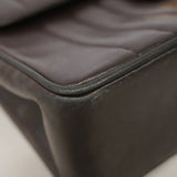 【6ic4378】シャネル ショルダーバッグ マドモアゼル Wチェーン ラムスキン ブラック ゴールド金具【中古】レディース