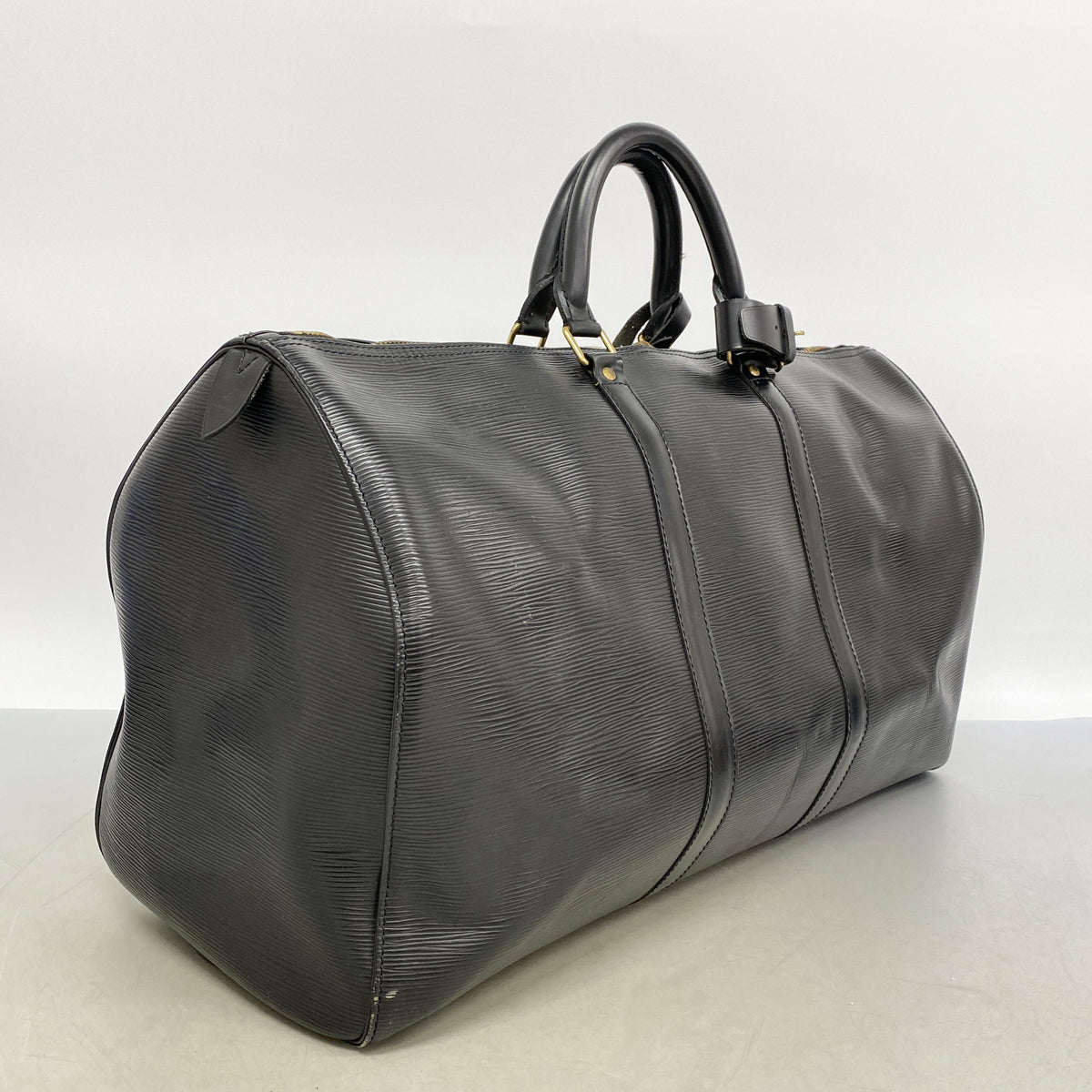 【6ic4380】ルイヴィトン ボストンバッグ エピ キーポル50 M42962 ノワール【中古】メンズ レディース ユニセックス