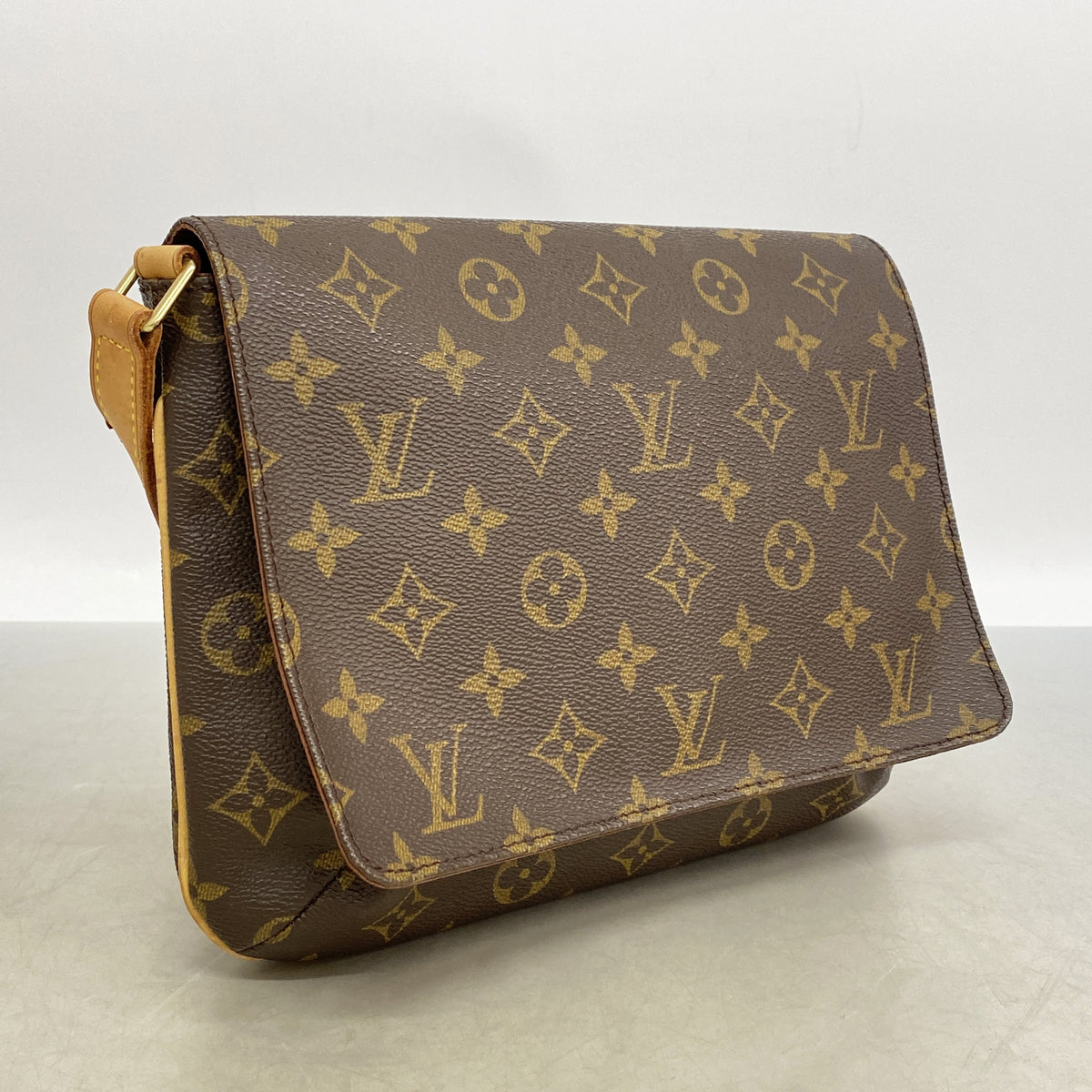 【6ic4384】ルイヴィトン ショルダーバッグ モノグラム ミュゼットタンゴショートストラップ M51257 ブラウン【中古】レディース