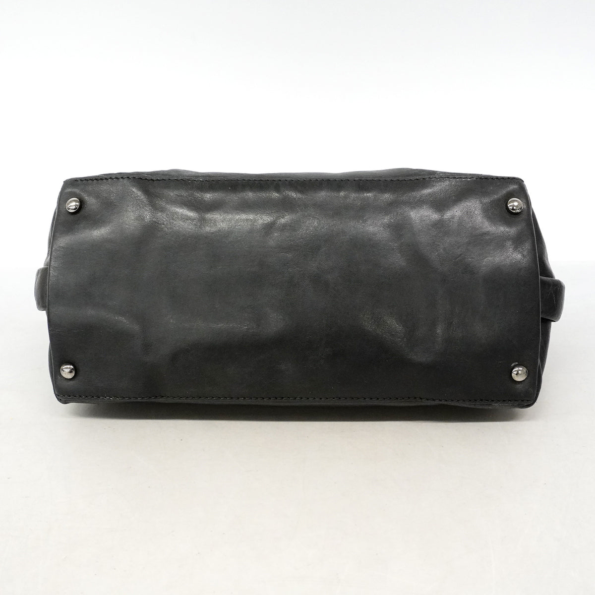 【6ic4393】シャネル ショルダーバッグ 2.55/マトラッセ ラムスキン ブラック シルバー金具【中古】レディース