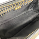 【6ic4412】フェンディ ハンドバッグ ペカン レザー ブラック ブラウン ゴールド金具【中古】レディース