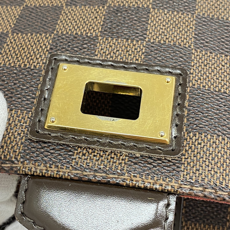 【6ic4430】ルイヴィトン ショルダーバッグ ダミエ ブザスローズベリー N41178 エベヌ【中古】レディース