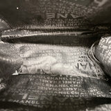 【6ic4442】シャネル ショルダーバッグ 2.55 チェーンショルダー レザー ブラック シルバー金具【中古】レディース