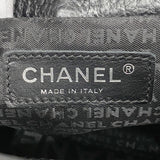 【6ic4442】シャネル ショルダーバッグ 2.55 チェーンショルダー レザー ブラック シルバー金具【中古】レディース