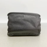 【6ic4442】シャネル ショルダーバッグ 2.55 チェーンショルダー レザー ブラック シルバー金具【中古】レディース
