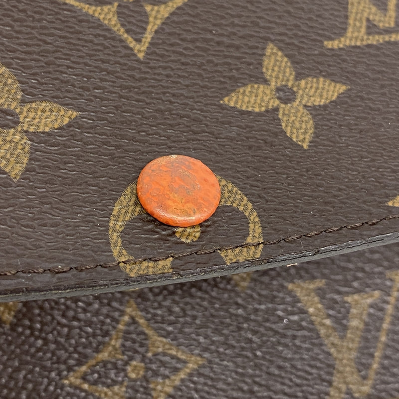 【6ic4446】ルイヴィトン 長財布 モノグラム ポルトフォイユエミリー M60696 ピモン【中古】レディース