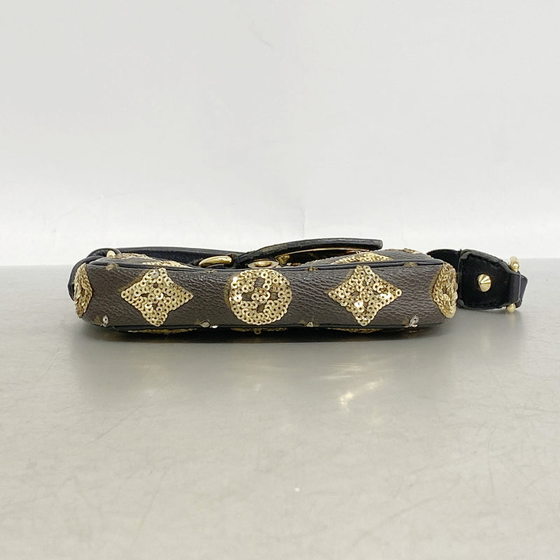 【6ic4447】ルイヴィトン ポーチ モノグラム・エクリプス ミニポシェットアクセソワール M60125 オール【中古】レディース