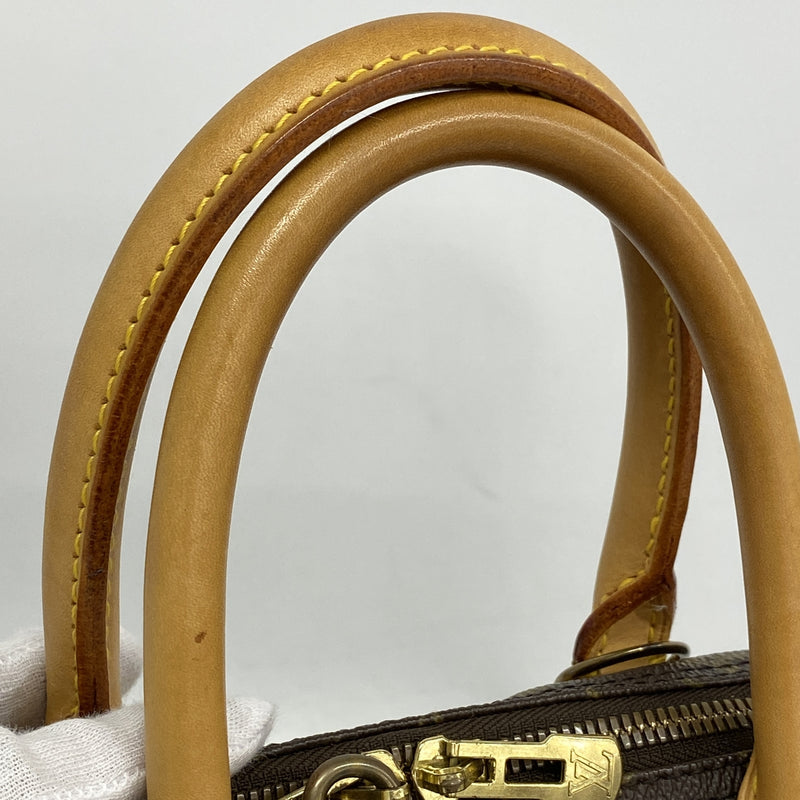 【6ic4463】ルイヴィトン ハンドバッグ モノグラム ドーヴィル M47270 ブラウン【中古】レディース