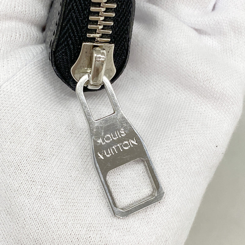 【6ic4471】ルイヴィトン 長財布 ダミエ・グラフィット ジッピーウォレットヴェルティカル N63095 ブラック【中古】メンズ