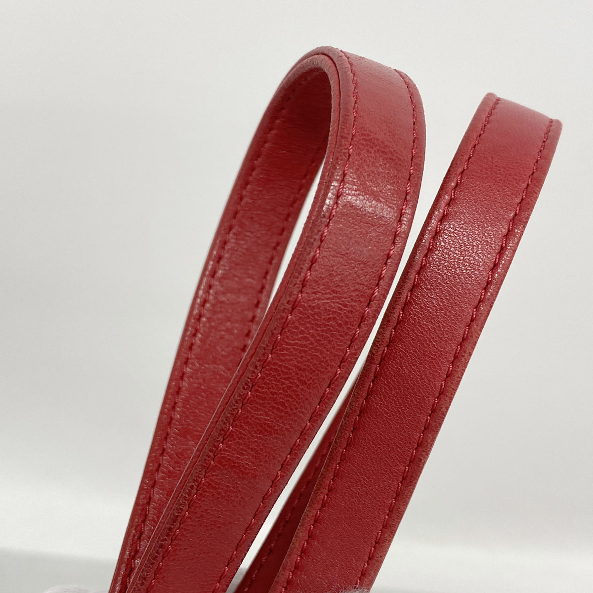 【6ic4473】シャネル リュック・デイパック マトラッセ ラムスキン レッド ゴールド金具【中古】レディース