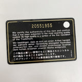 【6ic4474】シャネル 長財布 カメリア ラムスキン ブラック シルバー金具【中古】レディース