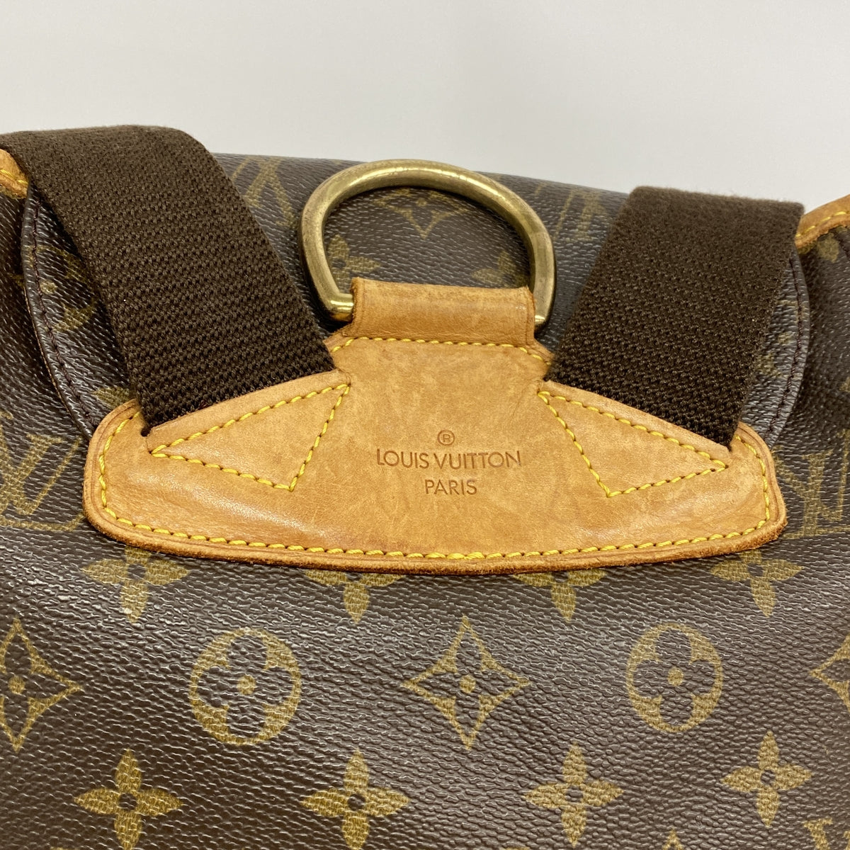 【6ic4477】ルイヴィトン リュック・デイパック モノグラム モンスリGM M51135 ブラウン【中古】レディース