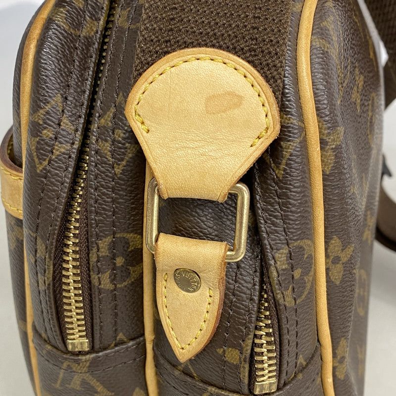 【6ic4510】ルイヴィトン ショルダーバッグ モノグラム リポーターPM M45254 ブラウン【中古】レディース