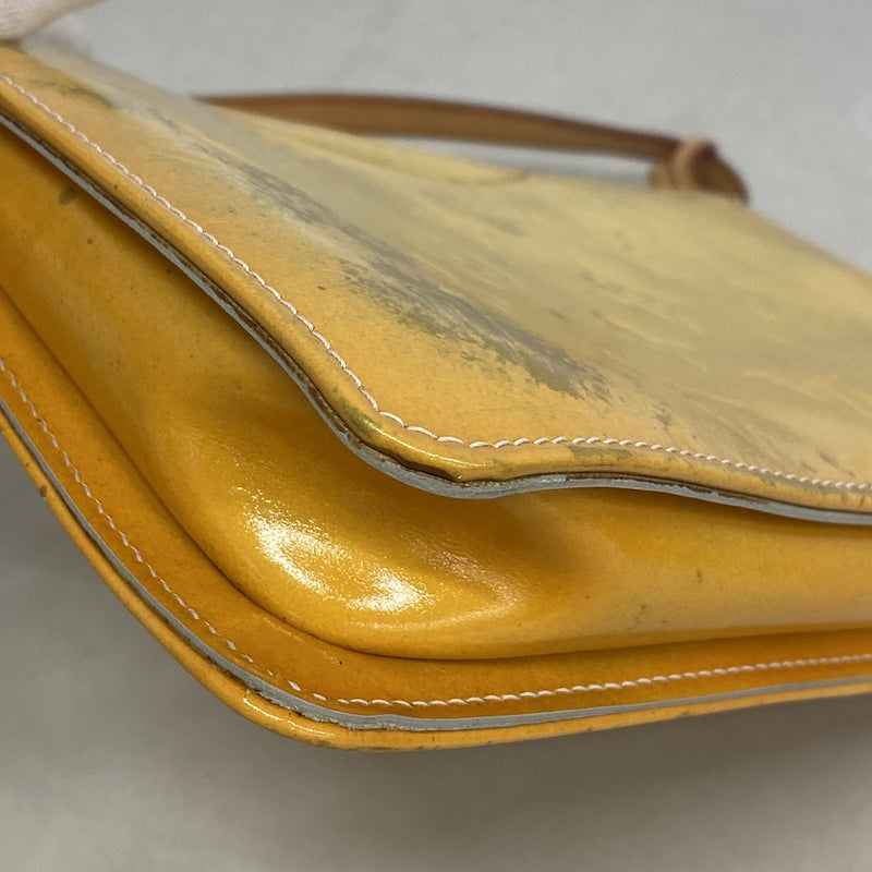 【6ic4512】ルイヴィトン ポーチ ヴェルニ レキシントン M91056 グリ【中古】レディース