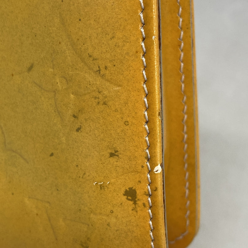【6ic4512】ルイヴィトン ポーチ ヴェルニ レキシントン M91056 グリ【中古】レディース