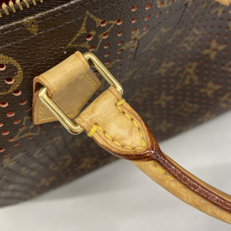 【6ic4536】ルイヴィトン ハンドバッグ モノグラム・ペルフォ スピーディ30 M95182 オランジュ【中古】レディース