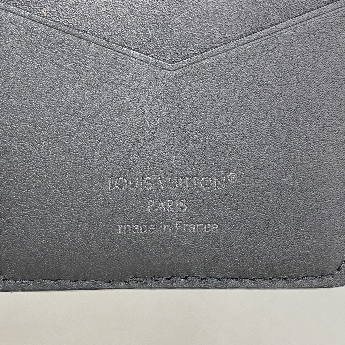 【6ic4545】ルイヴィトン カードケース トリヨン オーガナイザードゥポッシュ M69044 ブラック【中古】メンズ