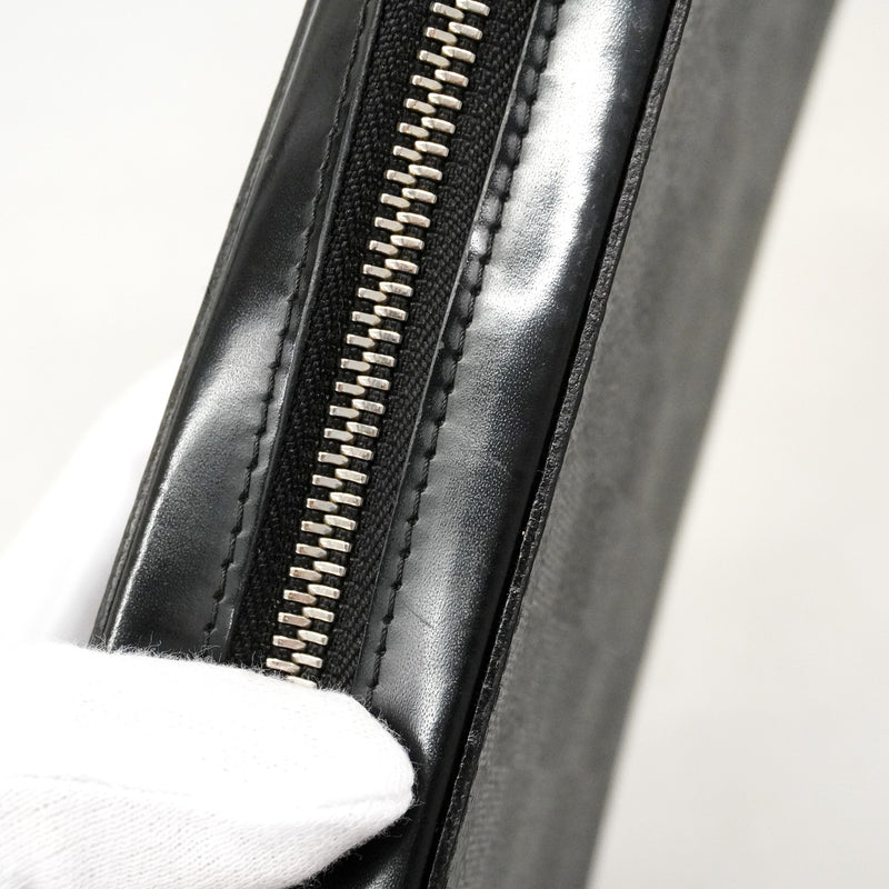 【6ic4589】ルイヴィトン 長財布 ダミエ・グラフィット ジッピーXL N41503 ブラック【中古】メンズ