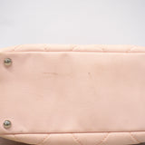 【6ic4629】シャネル トートバッグ パリビアリッツ キャンバス ピンク シルバー金具【中古】レディース