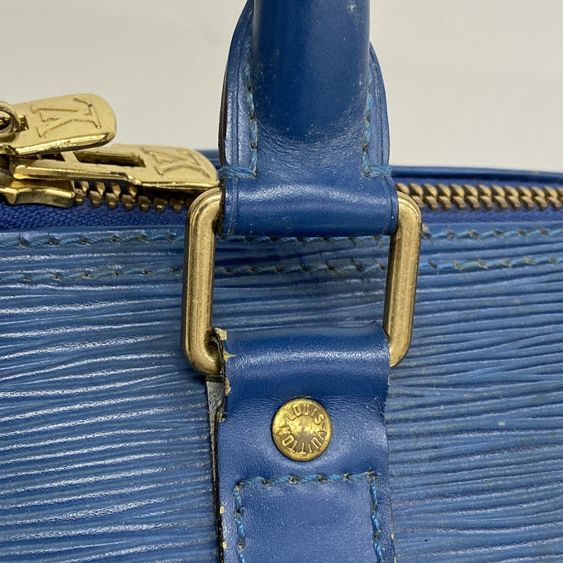 【6ic4662】ルイヴィトン ボストンバッグ エピ キーポル45 M42975 トレドブルー【中古】メンズ レディース ユニセックス
