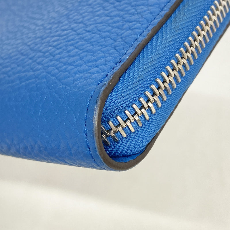 【6ic4670】ルイヴィトン 長財布 トリヨン ジッピーウォレットヴェルティカル M58411 ブルー【中古】メンズ