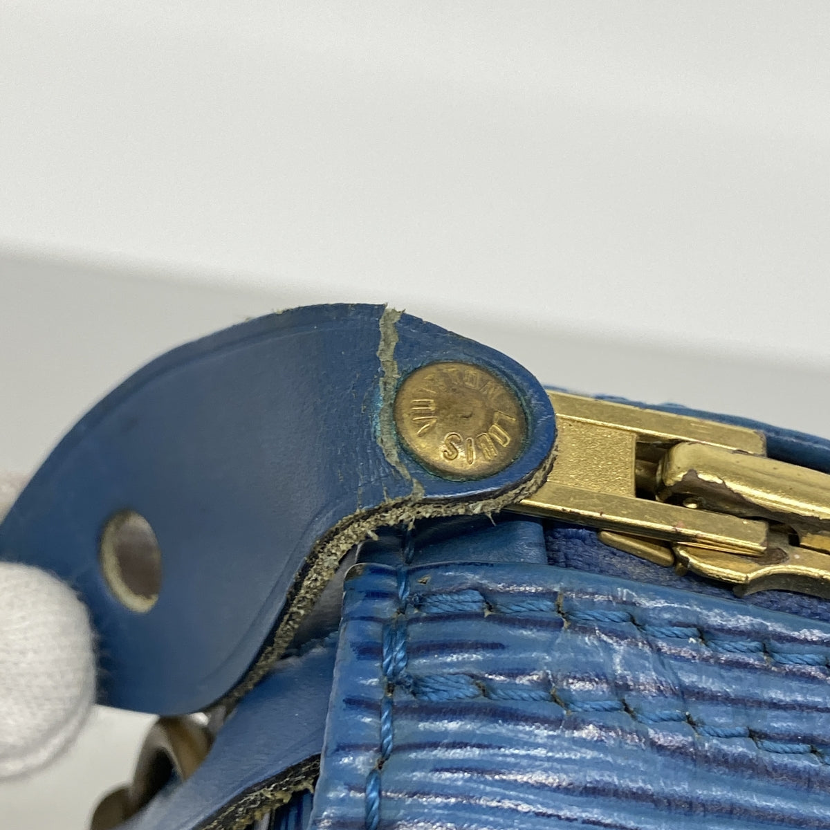 【6ic4673】ルイヴィトン ハンドバッグ エピ スピーディ25 M43015 トレドブルー【中古】レディース