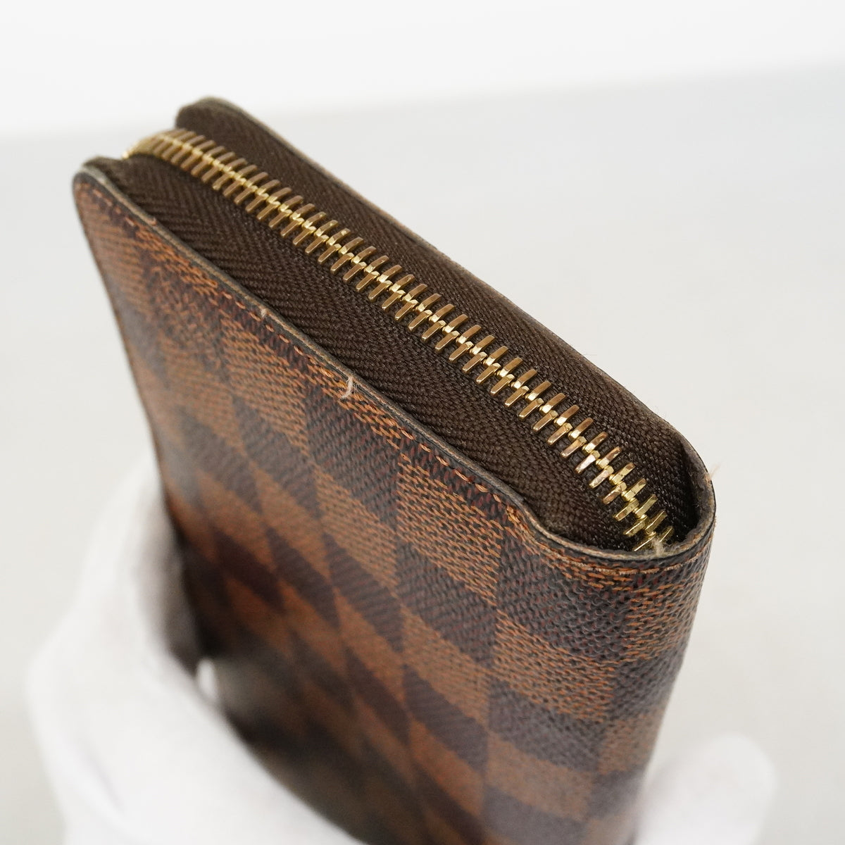 【6ic4689】ルイヴィトン 長財布 ダミエ ジッピーウォレット N60015 エベヌ【中古】メンズ レディース ユニセックス