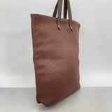 【6ic4703】エルメス トートバッグ アメダバディアゴ レザー ブラウン シルバー金具【中古】レディース