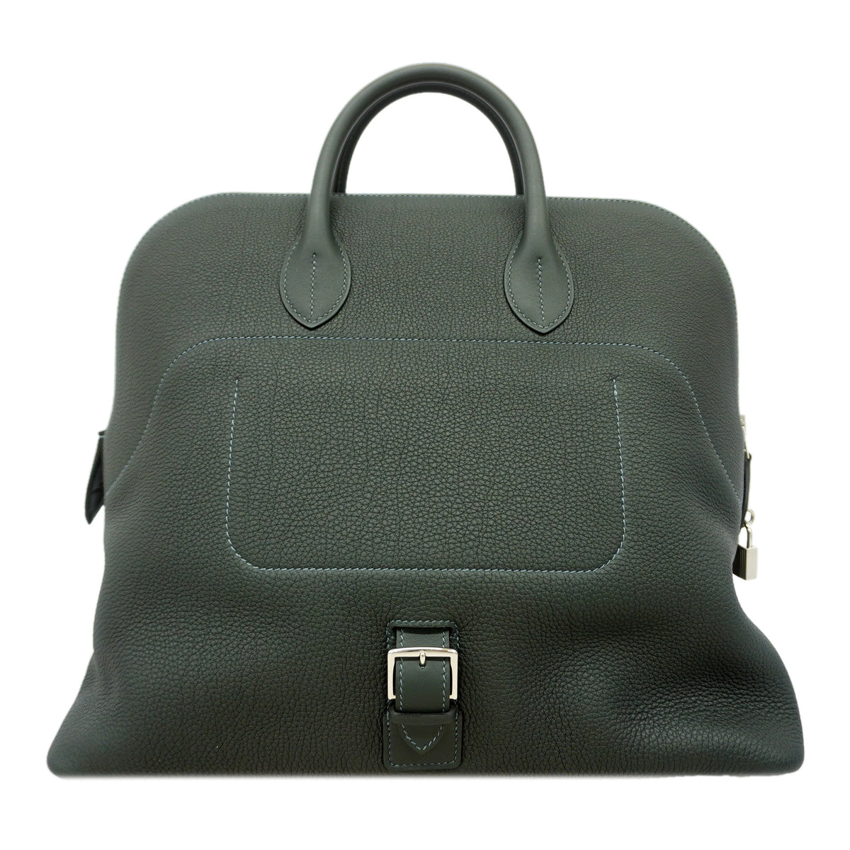 【6ic4719】エルメス ハンドバッグ ボリードアドス トゴ ニューヴェールフォンセ シルバー金具 W刻印 2wayバッグ【中古】メンズ