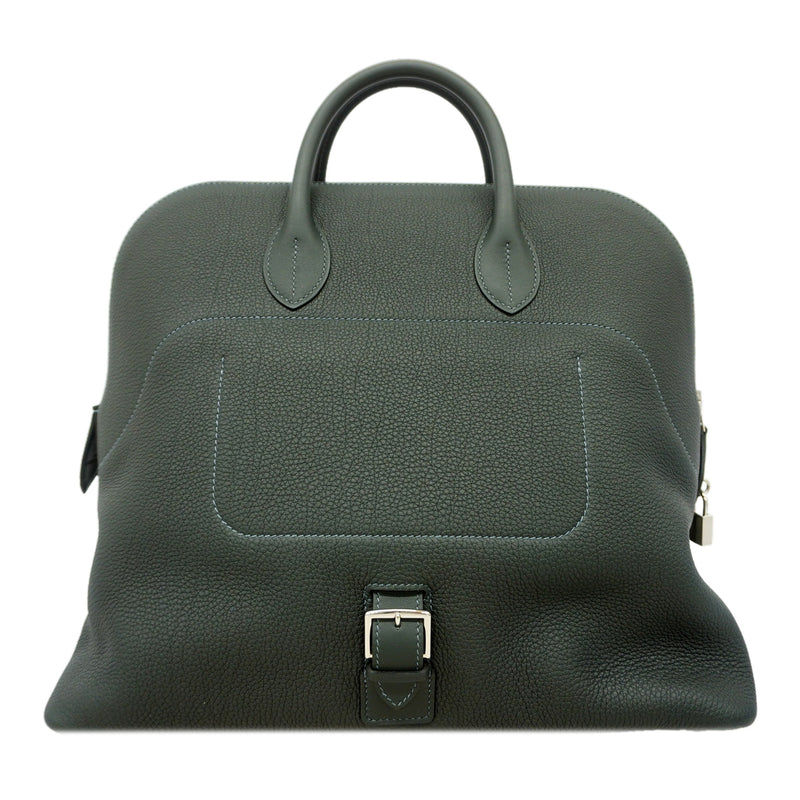 【6ic4719】エルメス ハンドバッグ ボリードアドス トゴ ニューヴェールフォンセ シルバー金具 W刻印 2wayバッグ【中古】メンズ