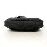 【6ic4755】クリスチャンディオール ショルダーバッグ トロッター ナイロン ブラック シルバー金具【中古】レディース