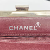 【6ic4767】シャネル ハンドバッグ マトラッセ ラムスキン ブラック シルバー金具【中古】レディース