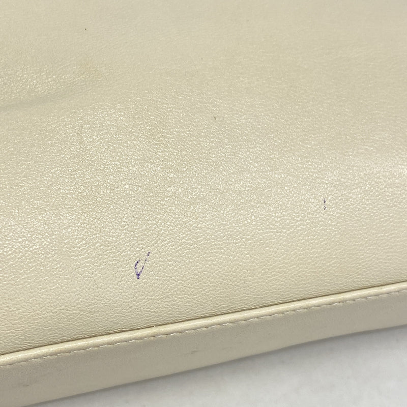 【6ic4769】グッチ ハンドバッグ インターロッキングG 631663 レザー アイボリー ゴールド金具 2wayバッグ【中古】レディース
