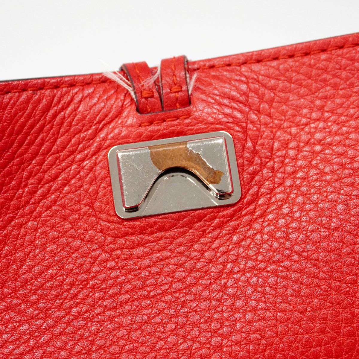 【6ic4777】グッチ ショルダーバッグ バンブー 370826 レザー レッド シルバー金具【中古】レディース