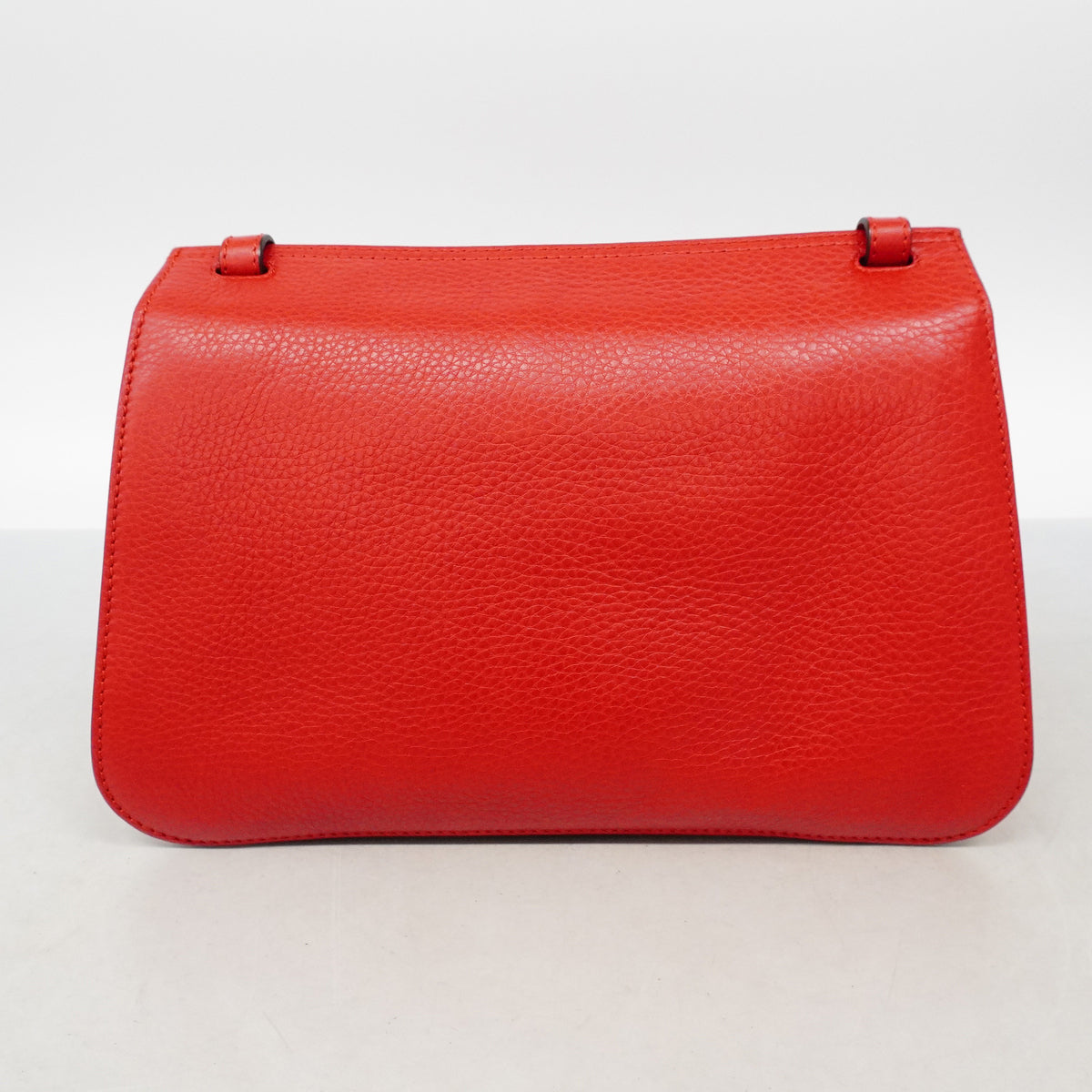 【6ic4777】グッチ ショルダーバッグ バンブー 370826 レザー レッド シルバー金具【中古】レディース
