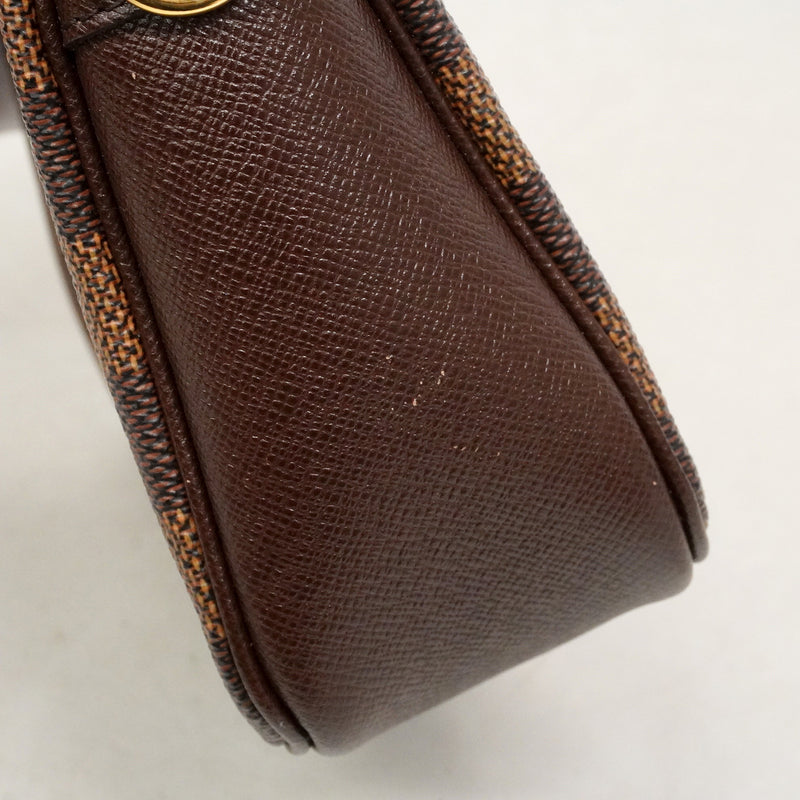 【6id4795】ルイヴィトン ポーチ ダミエ トゥルースメイクアップ N51982 エベヌ【中古】レディース