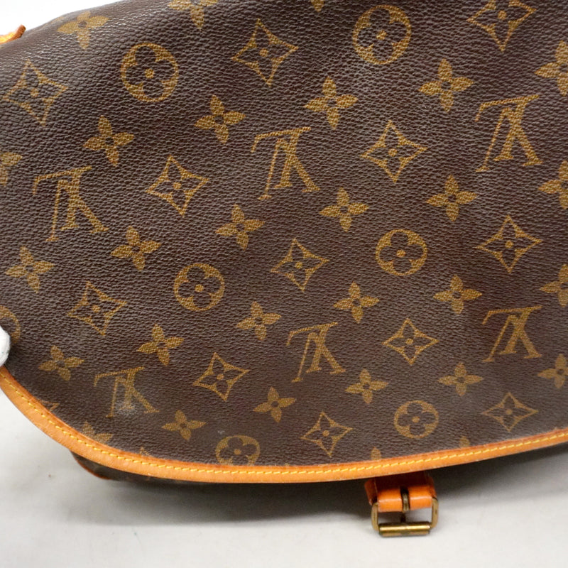【6id4803】ルイヴィトン ショルダーバッグ モノグラム ソミュール35 M42254 ブラウン【中古】レディース