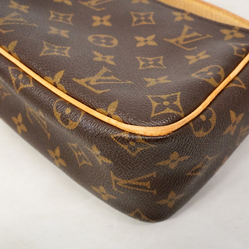 【6id4817】ルイヴィトン ショルダーバッグ モノグラム ヴィバシテPM M51165 ブラウン【中古】レディース
