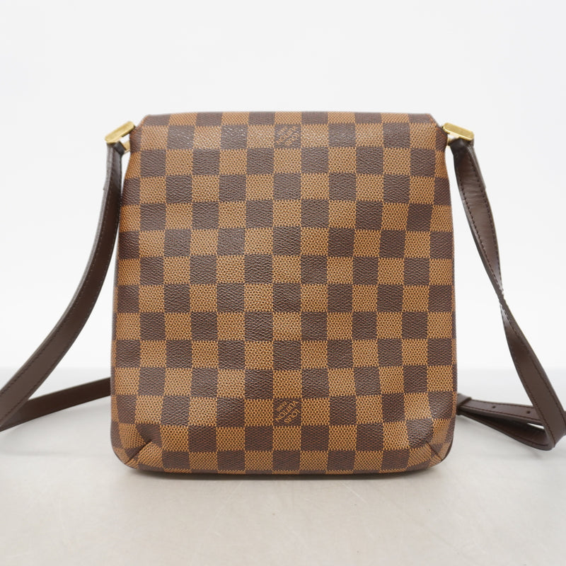 【6id4833】ルイヴィトン ショルダーバッグ ダミエ ミュゼットサルサ N51300 エベヌ【中古】レディース