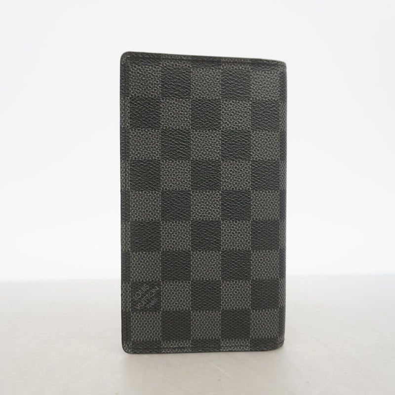 【6id4835】ルイヴィトン 手帳カバー ダミエ・グラフィット アジェンダポッシュ R20975 ブラック グレー【中古】メンズ