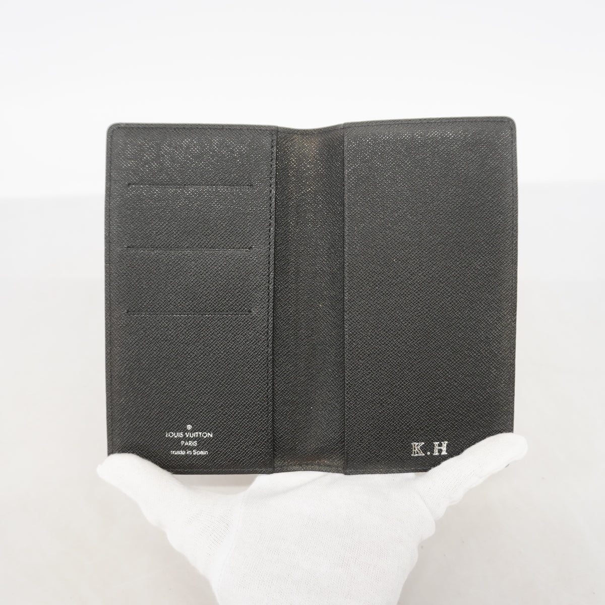 【6id4835】ルイヴィトン 手帳カバー ダミエ・グラフィット アジェンダポッシュ R20975 ブラック グレー【中古】メンズ