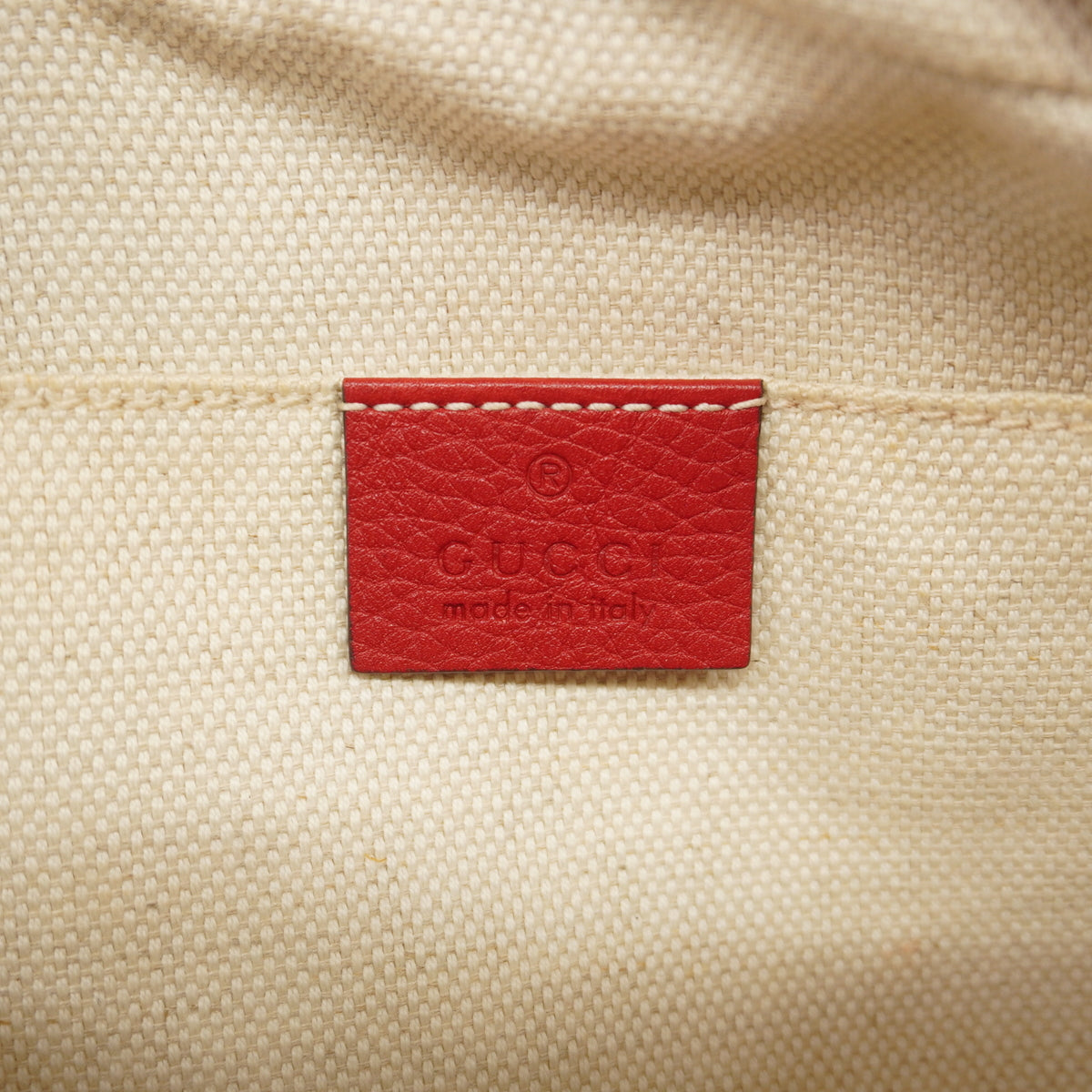 【6id4839】グッチ ショルダーバッグ ソーホー 308364 レザー レッド シャンパンゴールド金具【中古】レディース
